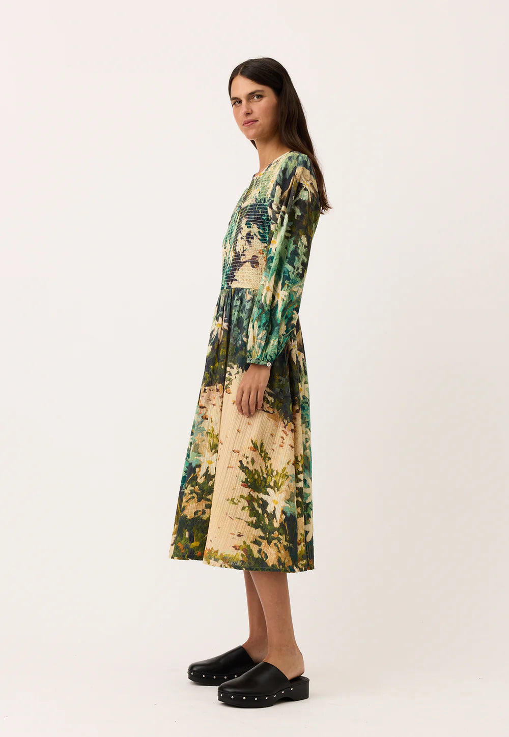 Nancybird Nora Shirred Dress | Flannel Flower