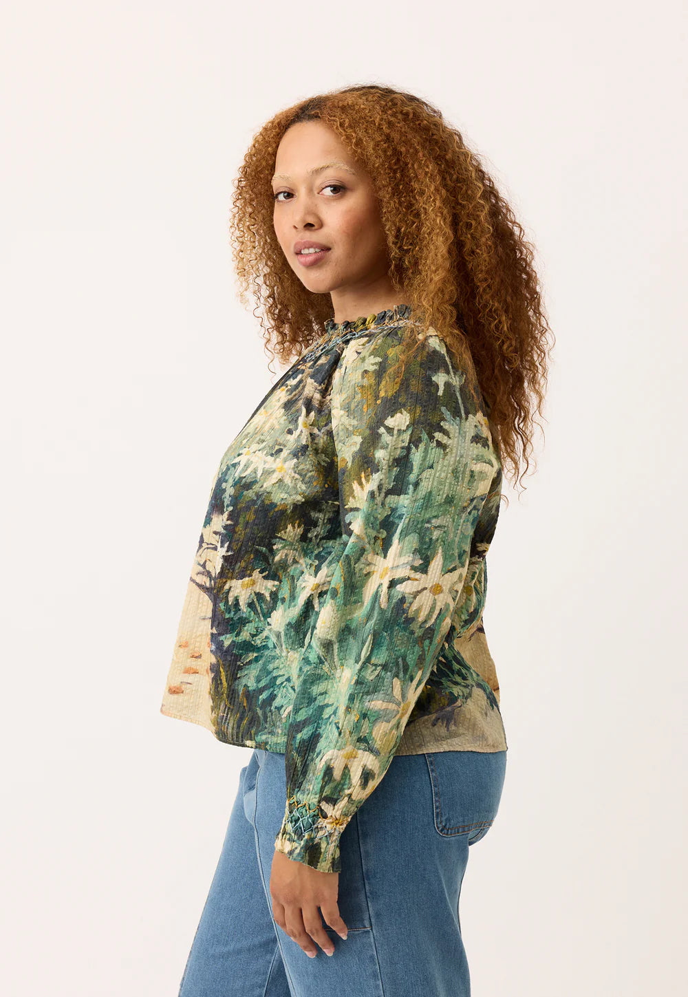 Nancybird Rowena Smocked Blouse | Flannel Flower