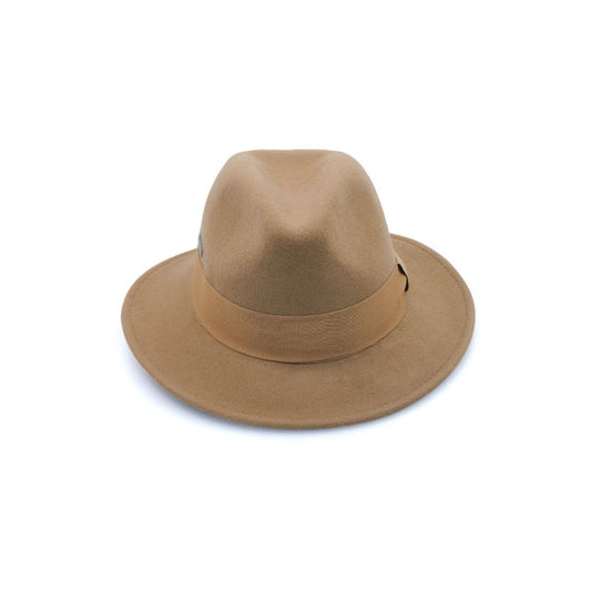 Boston Wool Felt Fedora - Camel
