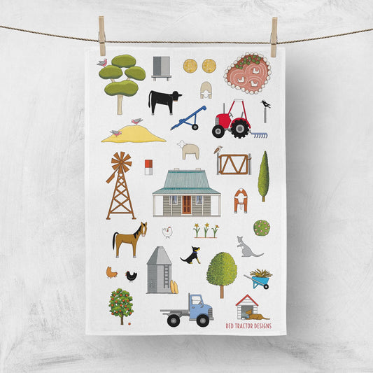 Homing Instincts Tea Towel