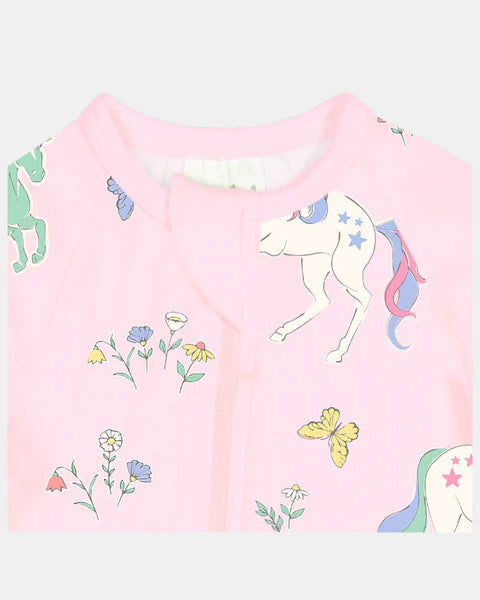 Toshi Longsleeve Onesie | Unicorn