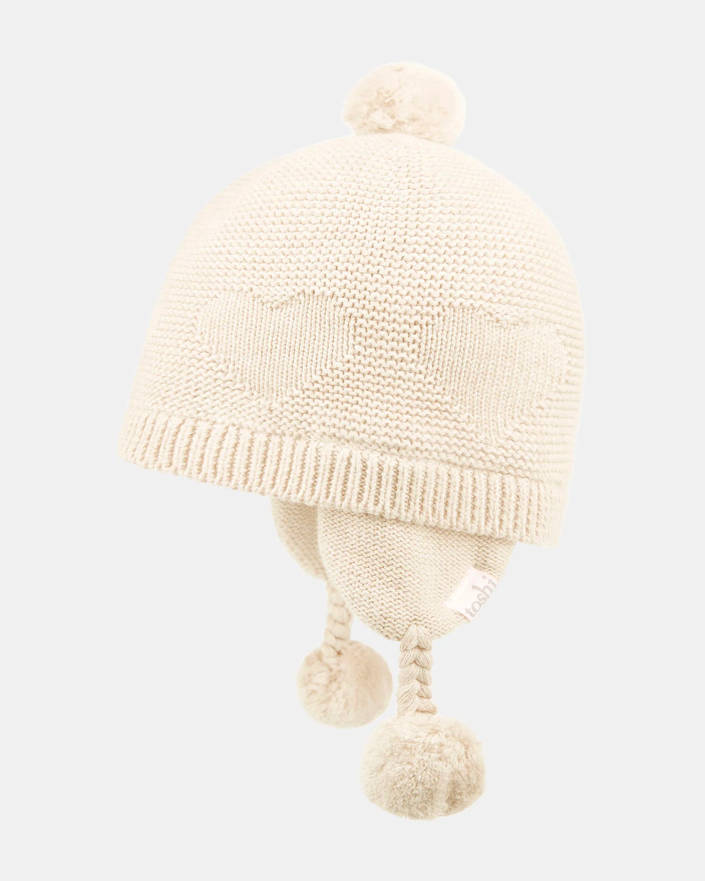 Organic Earmuff Snowy | Feather
