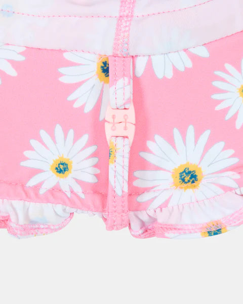 Swim Bell Hat Ripple - Daisy Watermelon