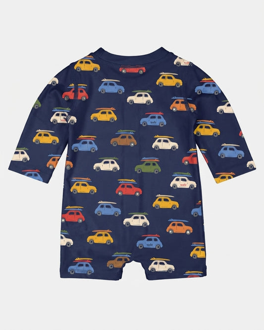 Swim Onesie L/S Pirate Wave Buggies