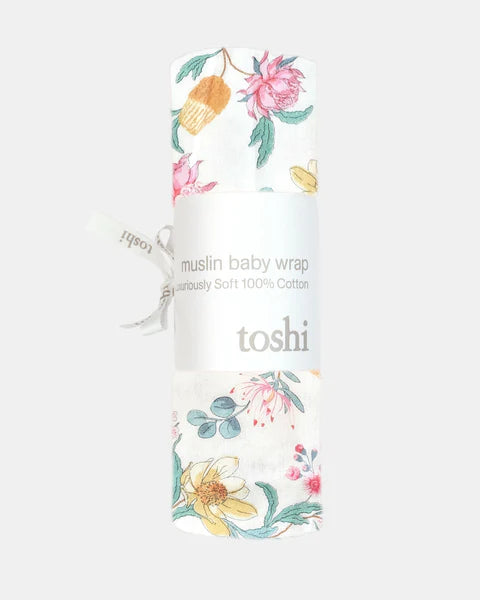 Toshi Down Under Wrap Muslin - Waratah Dawn