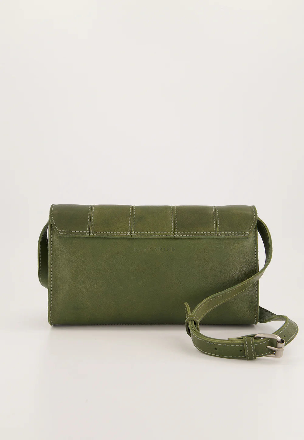 Nancybird Curve Shoulder Bag | Khaki