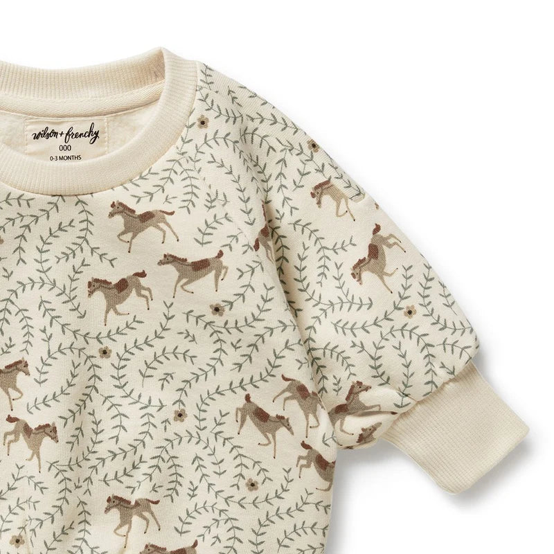 Wilson & Frenchy Trixie Horse Organic Terry Sweat