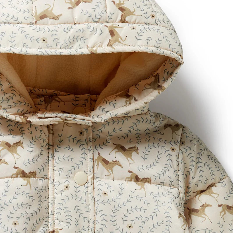 Wilson & Frenchy Trixie Horse Puffer Jacket