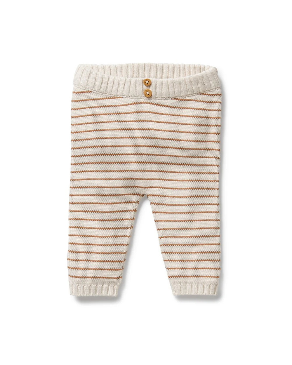 Wilson & Frenchy Cinnamon Stripe Organic Knitted Legging