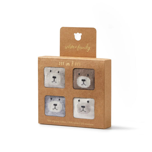 Wilson & Frenchy Unisex Organic Baby Socks | 4 Pack