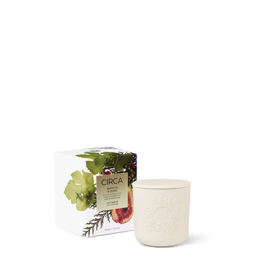 CIRCA - White Fig & Cedar Soy Candle 300g