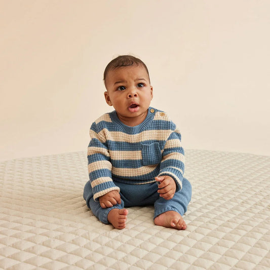 Wilson & Frenchy Knitted Stripe Pocket Jumper
