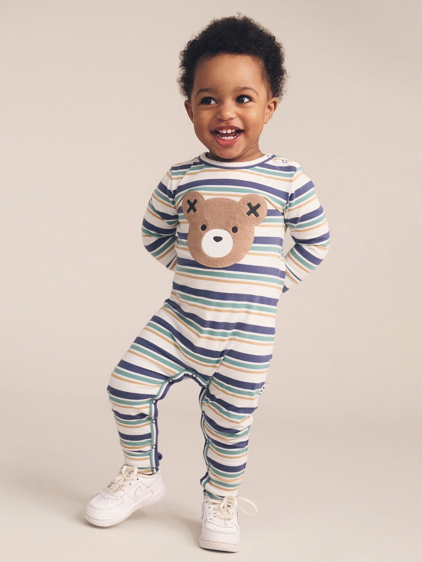 Huxbaby Multi Stripe Hux Romper