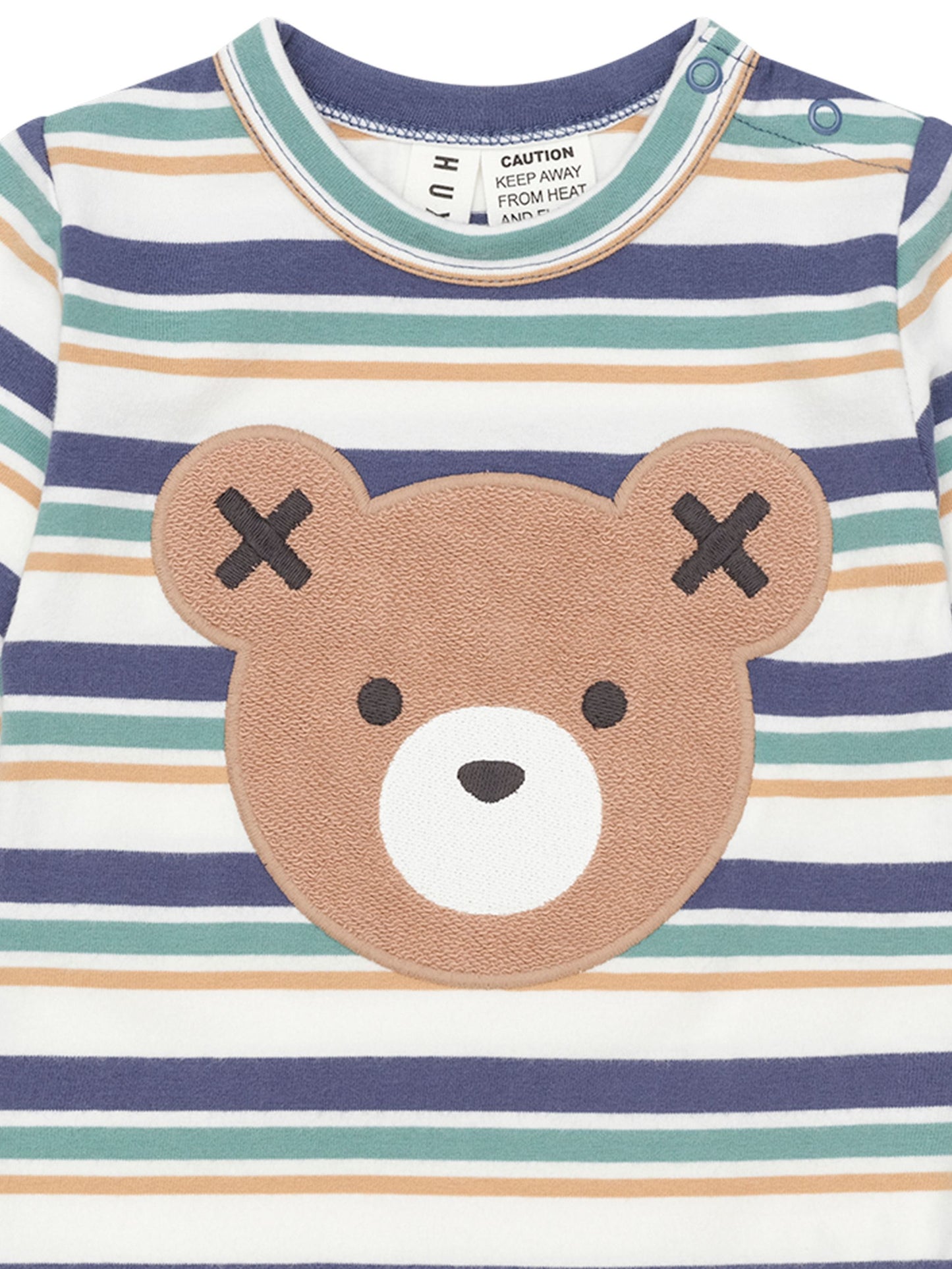 Huxbaby Multi Stripe Hux Romper