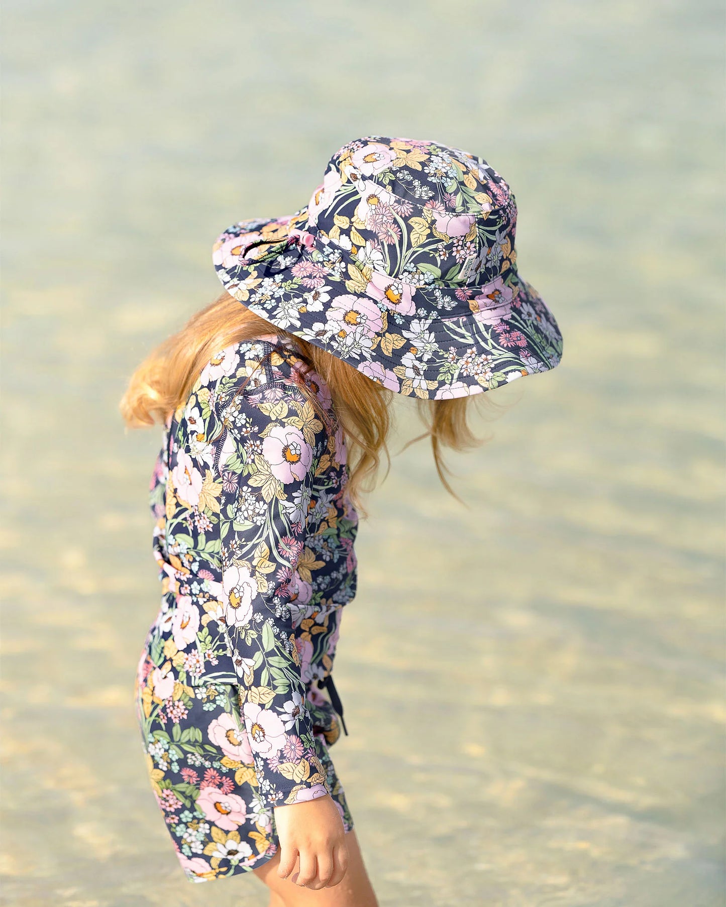 Toshi Swim Kids Beach Shorts Classic- Moonlight Bloom