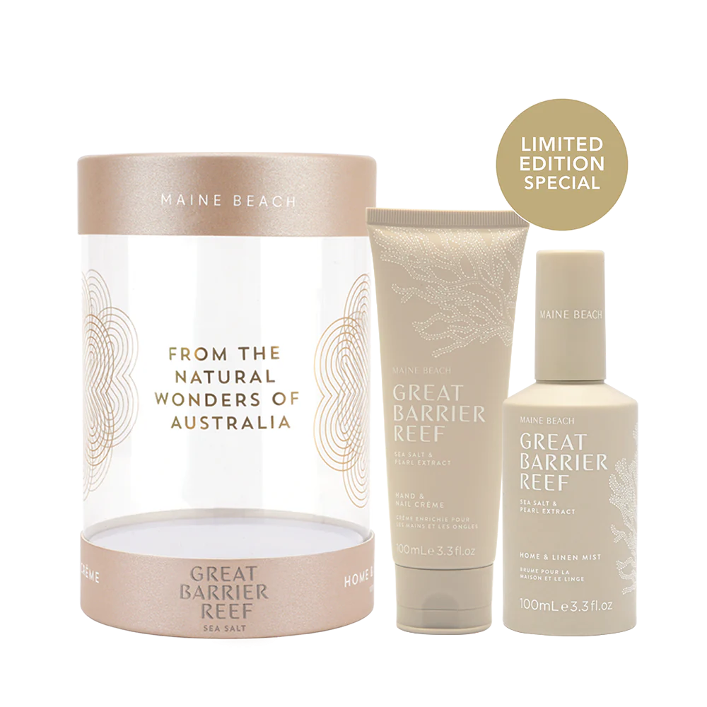Maine Beach Great Barrier Reef Sea Salt | Natural Wonders Gift Set