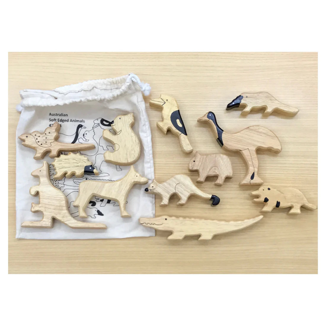 Soft Edge Timber Australian Animals