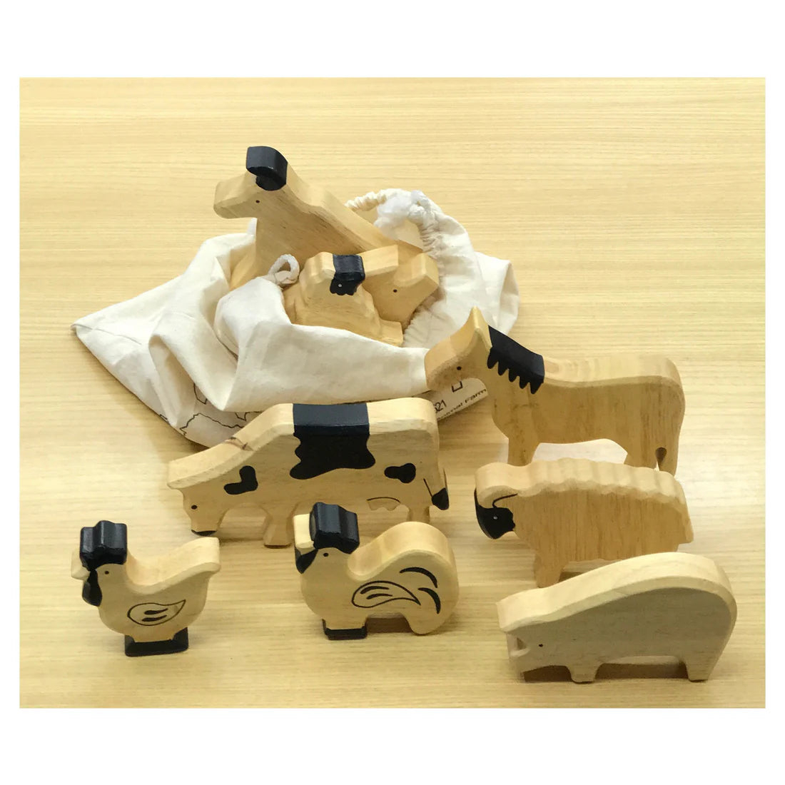 Soft Edge Timber Farm Animals