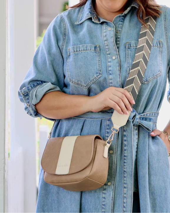 Lizzie | Caramel/Chalk