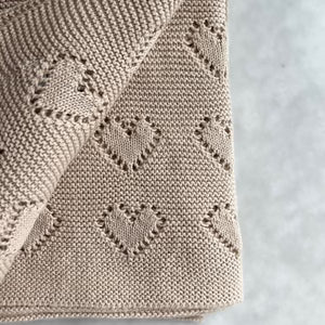 Love Baby Blanket | Nude