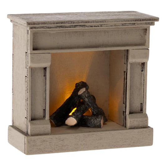 Maileg Mouse Fireplace - Off White