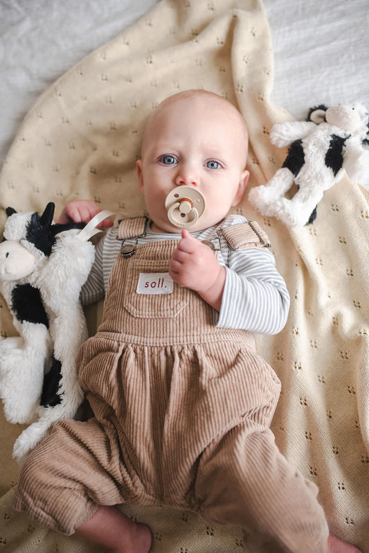 Mini Clover the Cow Rattle | Black