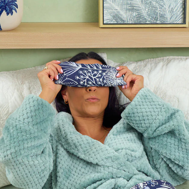 Eye Rest Pillow - Linen | Navy Natives