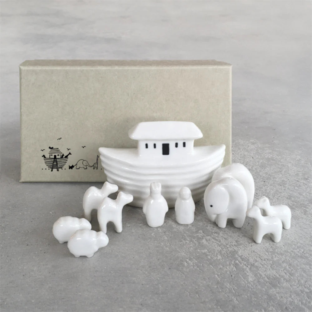 Porcelain Noah's Ark Gift Box