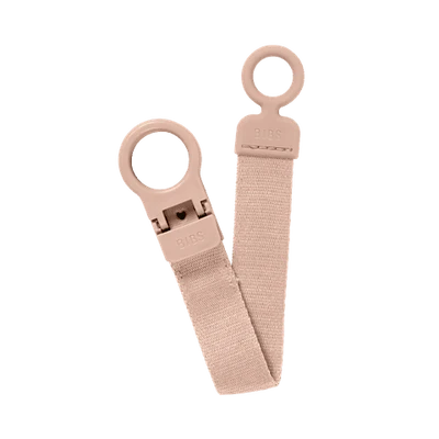 Bibs Pacifier Clip Loop - Blush