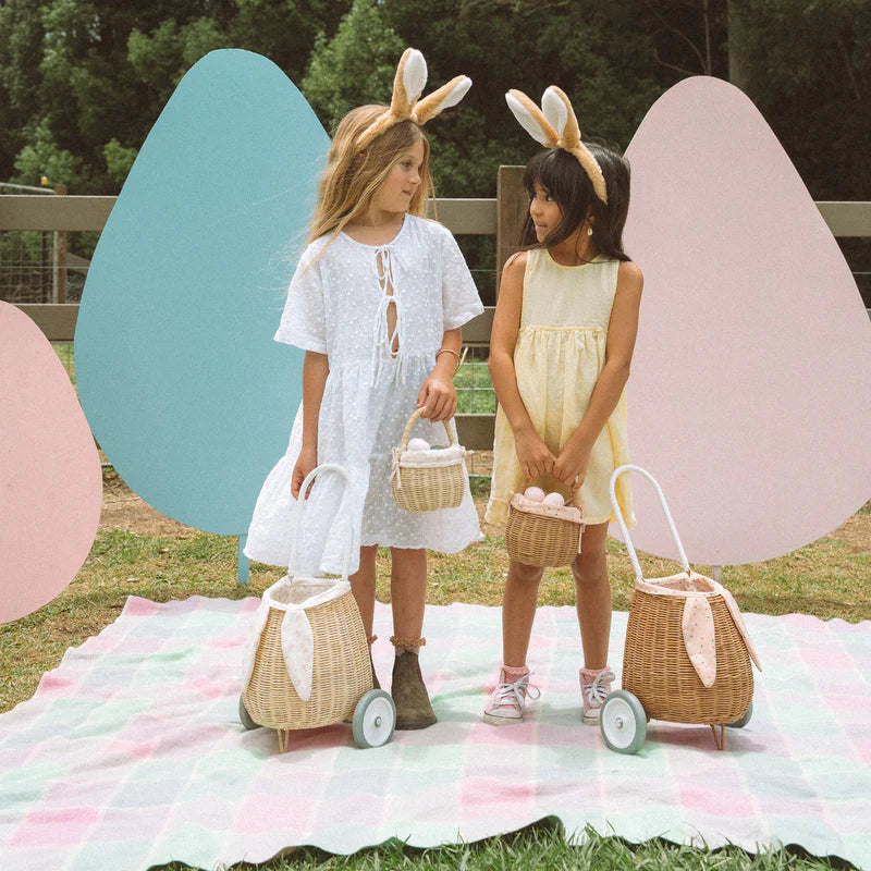 Rattan Bunny Luggy | Pansy