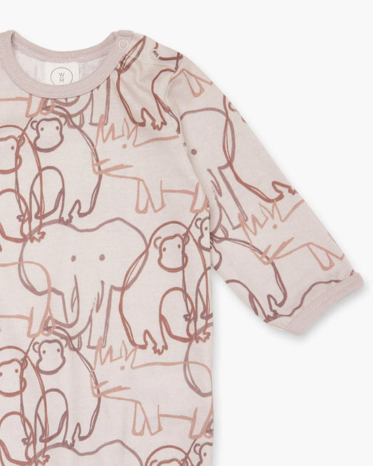 Walnut Scout Onesie - Safari Tan