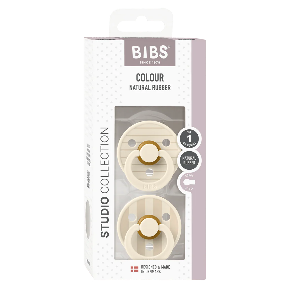BIBS Studio Dummy - Ivory/Vanilla Mix (2 Pack)