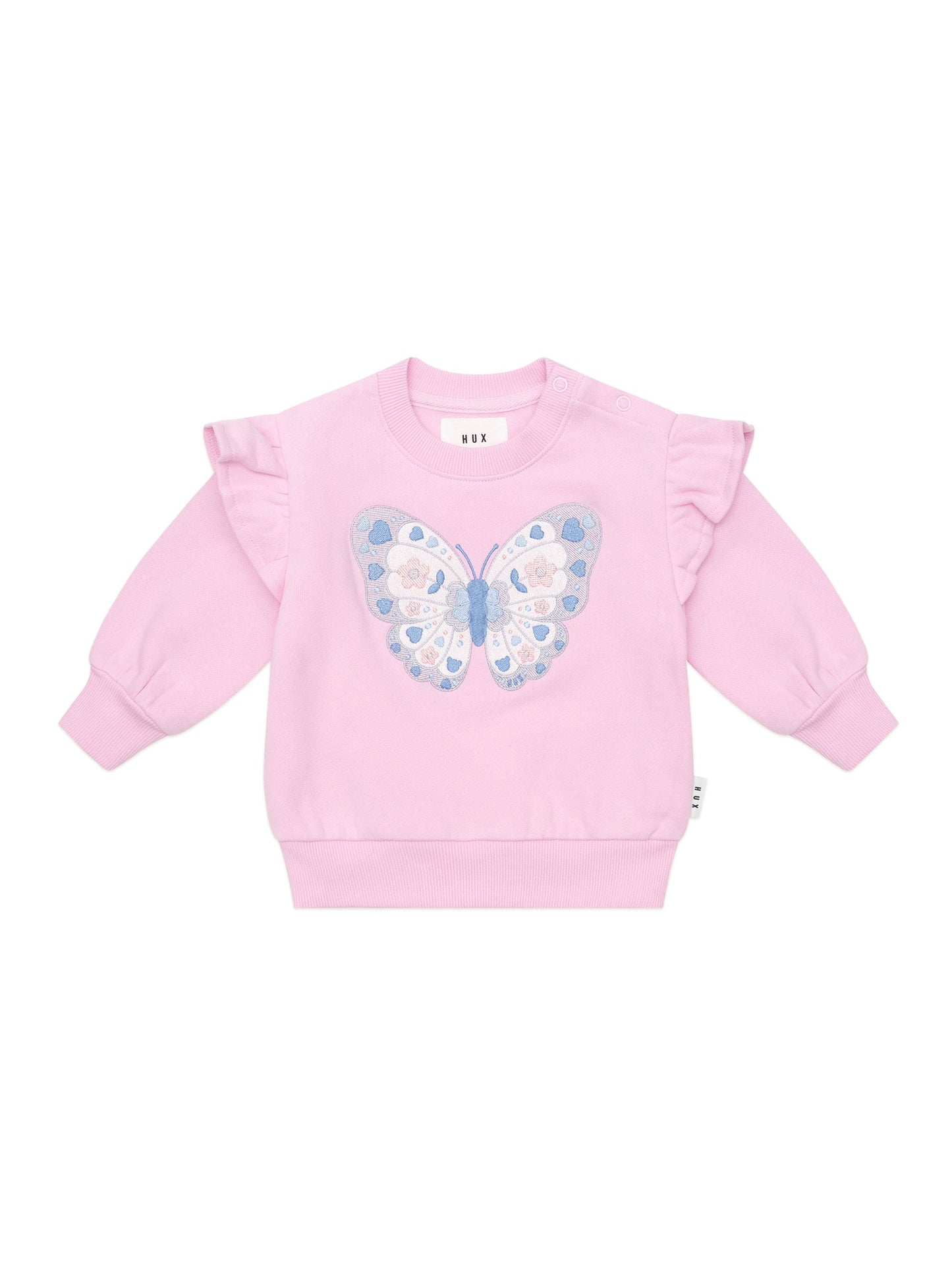Huxbaby Butterfly Frill Sweatshirt | Bloom