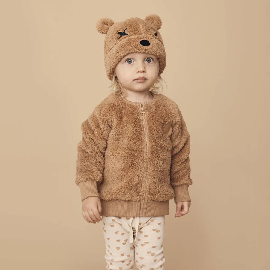 Huxbaby Teddy Bear Fur Jacket