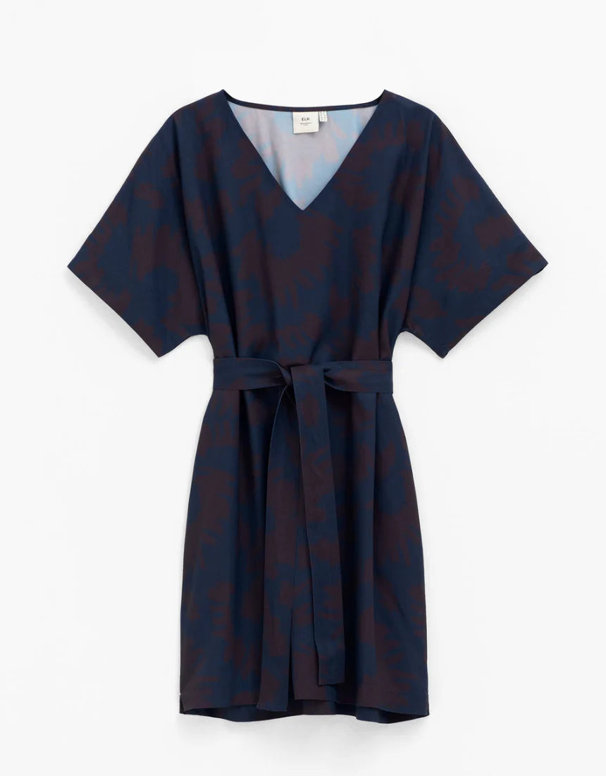 Elk Tove Dress- Chocolate Naemi Print