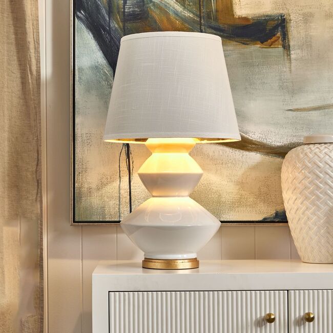 Tapered White Lamp
