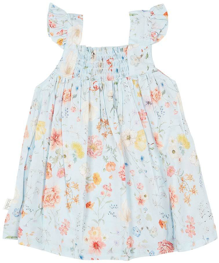 Baby Dress Secret Garden Sky