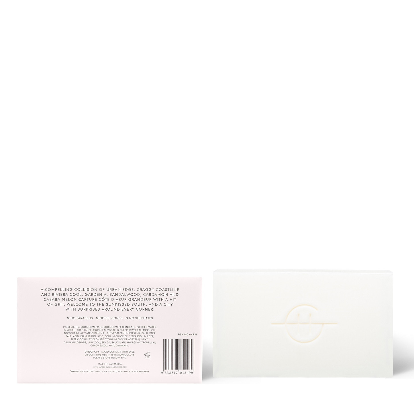 Glasshouse Marseille Memoir - Body Bar 180g