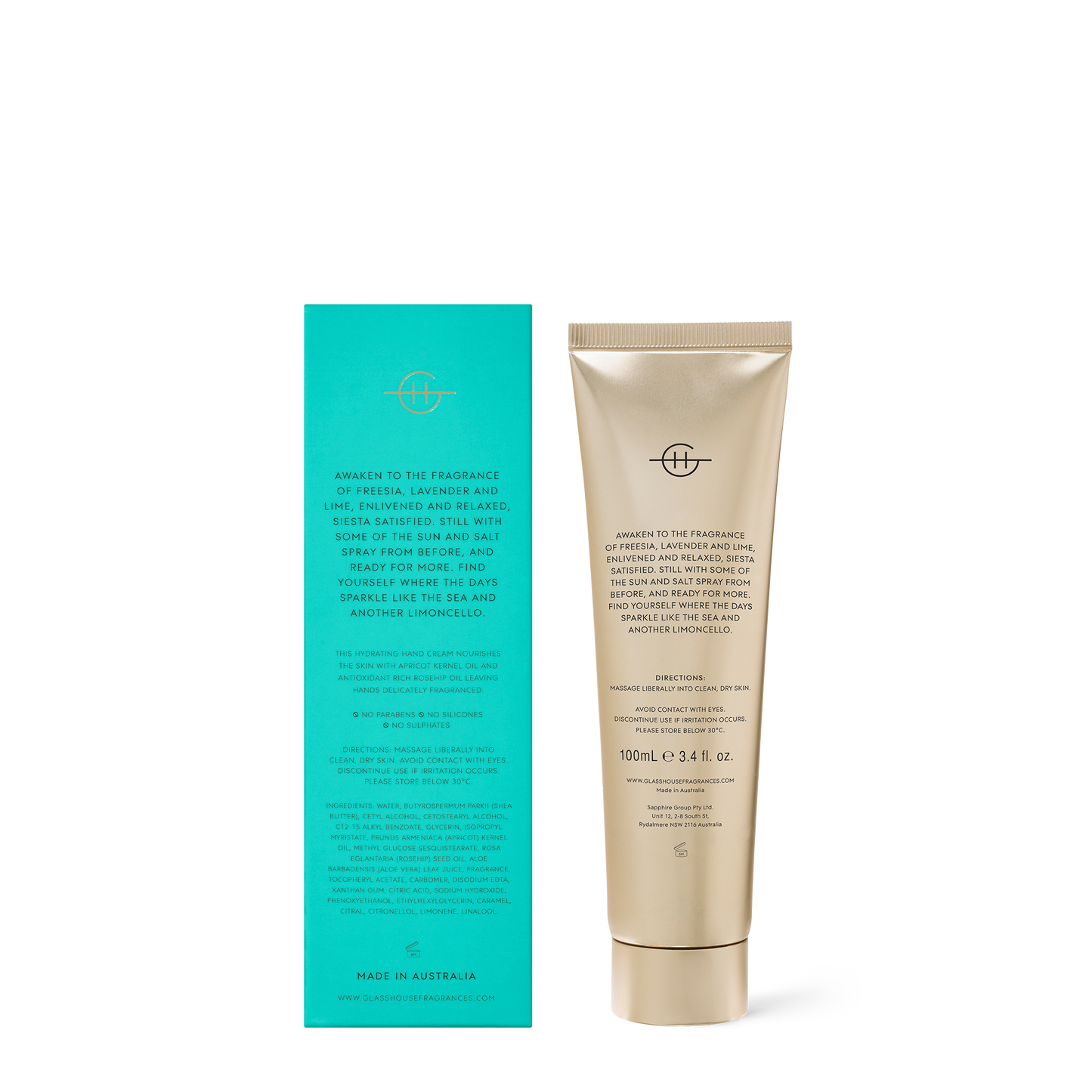 Glasshouse Lost In Amalfi - 100ml Hand Cream