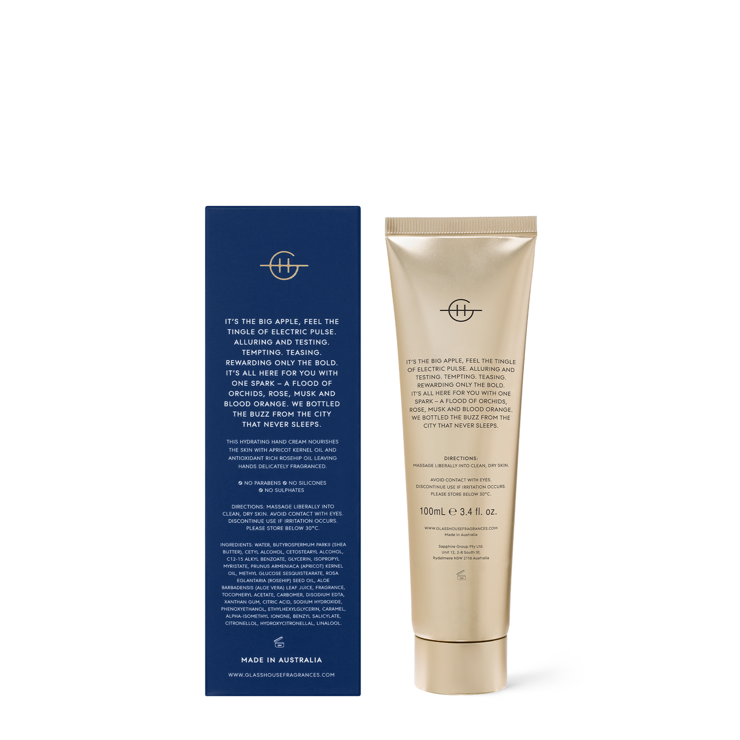 Glasshouse I'll Take Manhattan - 100ml Hand Cream