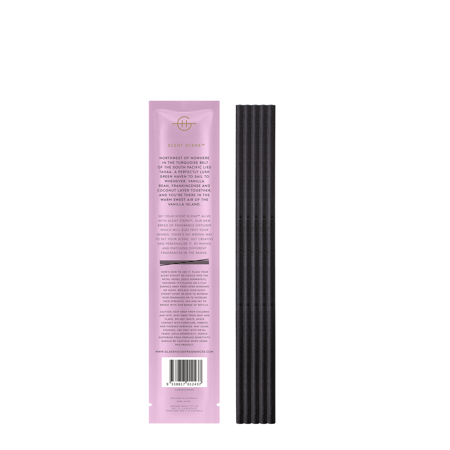 Glasshouse A Tahaa Affair - Replacement Scent Stems