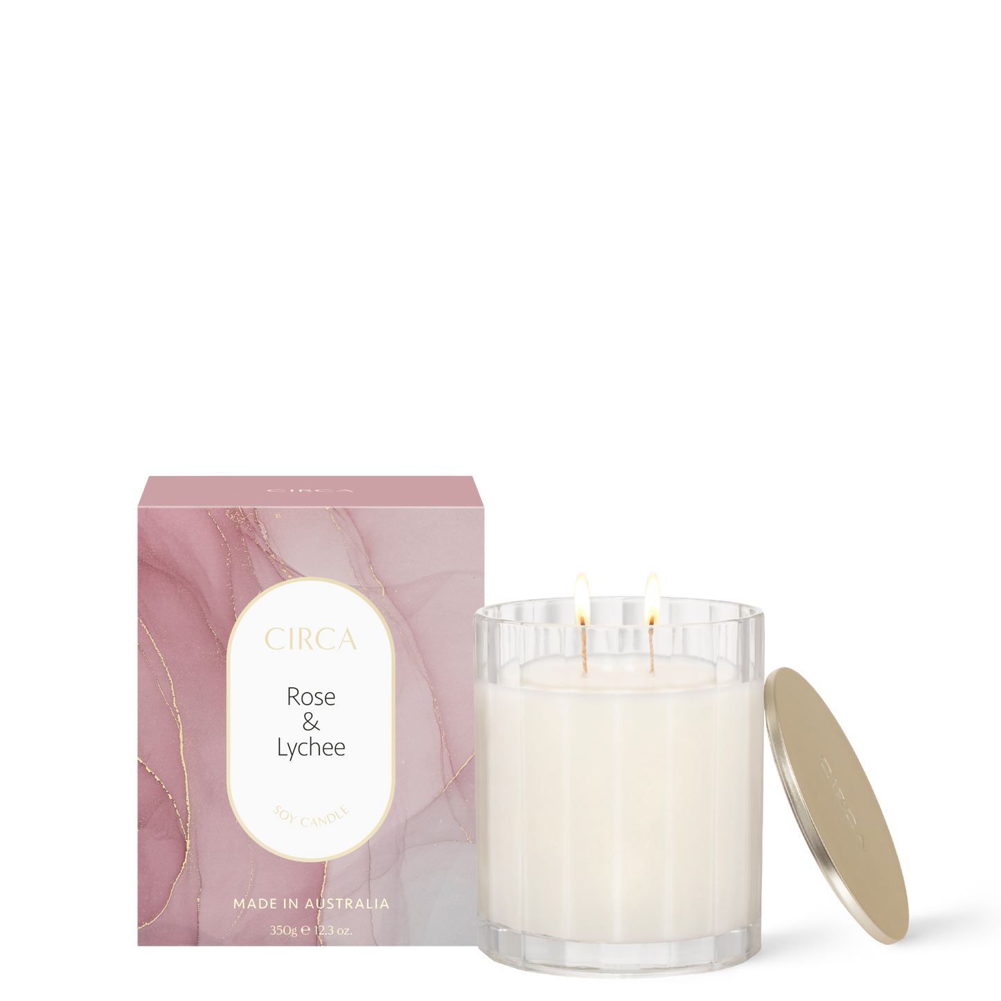 Circa Home Rose and Lychee 350g Candle