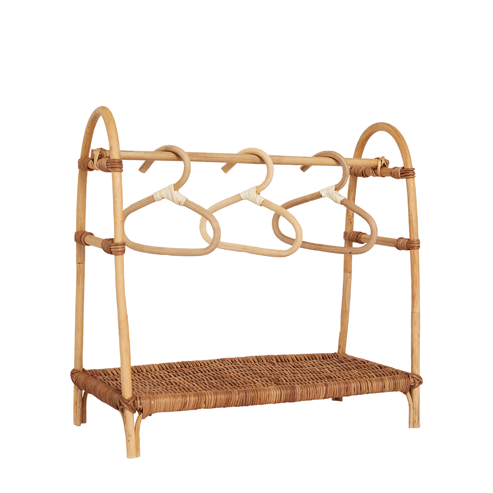 Dinkum Doll Rattan Clothes Rail