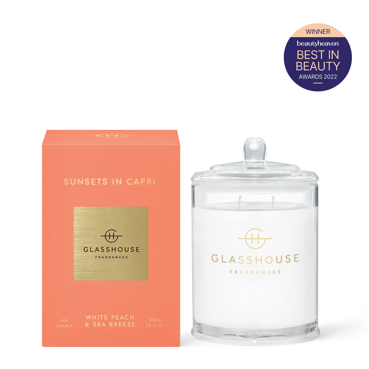 Glasshouse Sunsets in Capri- 380g Candle