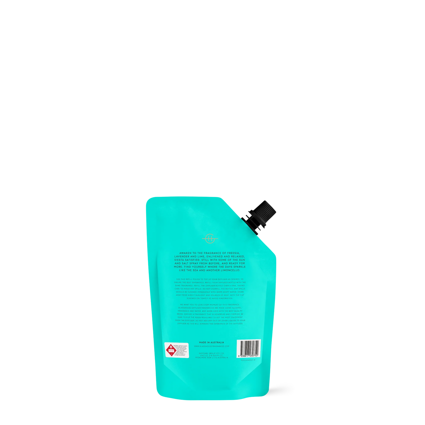 Glasshouse Lost in Amalfi- Diffuser Refill 250ml