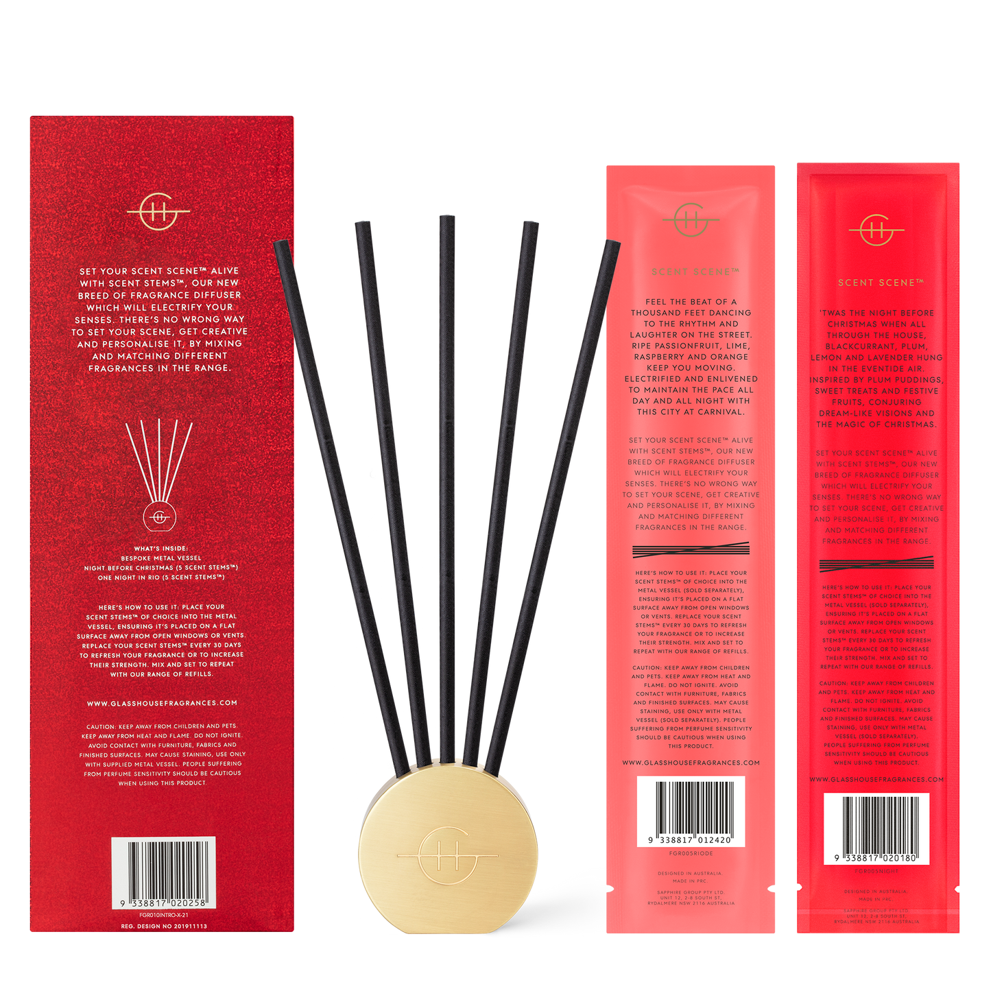 Glasshouse Christmas Scent Scene Duo