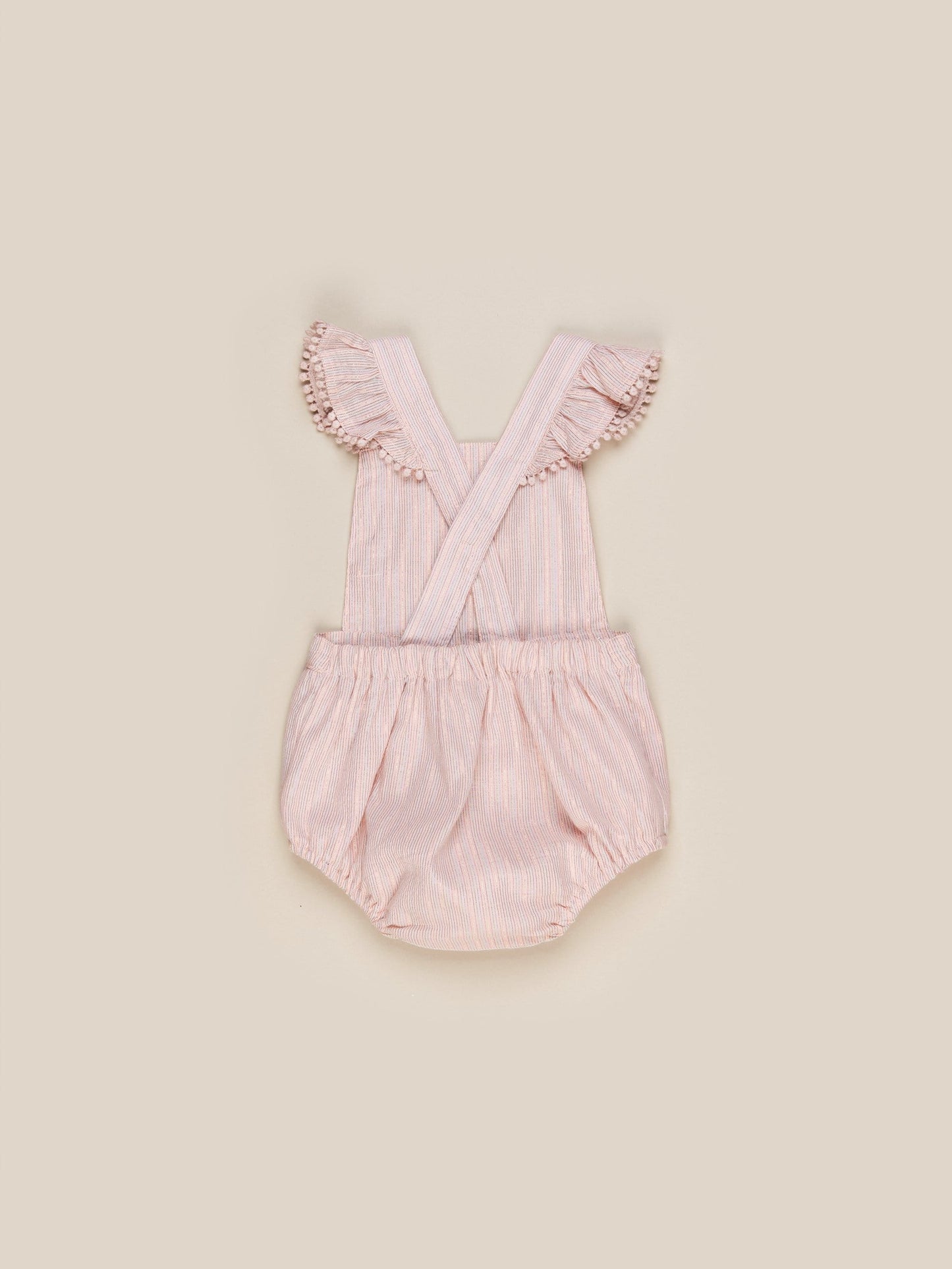 Huxbaby Rainbow Sparkle Frill Playsuit- Rose & Rainbow