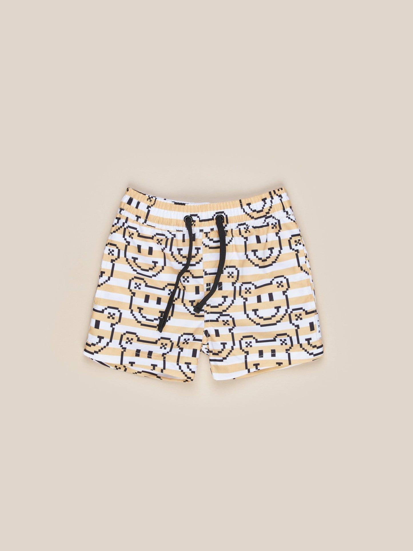 Huxbaby Digi Smiles Stripe Swim Short