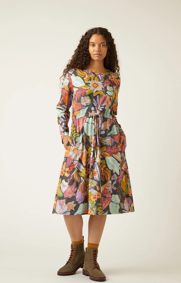 Nancybird Halo Drawstring Dress - Daisy Floral