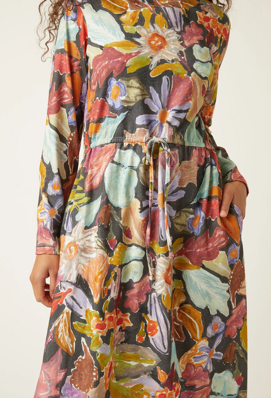 Nancybird Halo Drawstring Dress - Daisy Floral